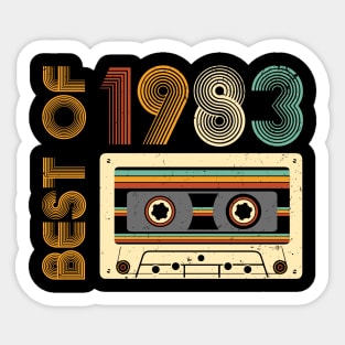 Best Of 1983 Birthday Sticker